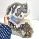 2 Pieces Large Moss Agate Slab - Wholesale Crystals