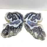 2 Pieces Large Moss Agate Slab - Wholesale Crystals