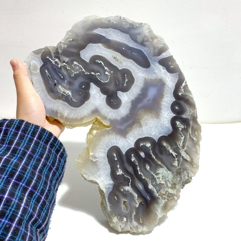 2 Pieces Large Moss Agate Slab - Wholesale Crystals