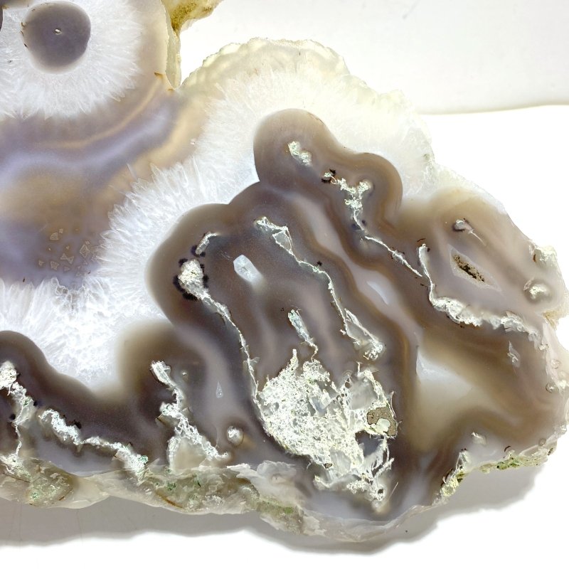 2 Pieces Large Moss Agate Slab - Wholesale Crystals