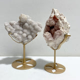2 Pieces Raw Stilbite Specimen With Stand #6 -Wholesale Crystals