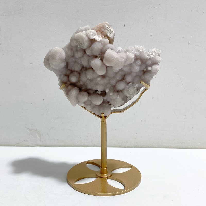 2 Pieces Raw Stilbite Specimen With Stand #6 -Wholesale Crystals