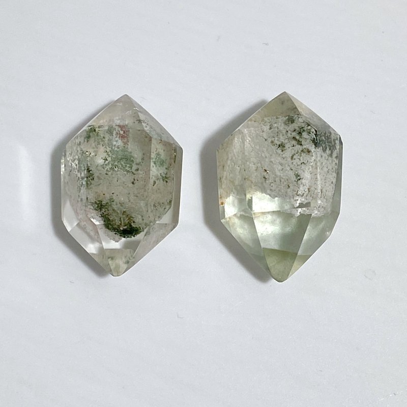 2 Pieces Small Garden Quartz Double Point -Wholesale Crystals