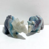 2 Pieces Trolleite Triceratops Three-horned Dinosaur Carving -Wholesale Crystals