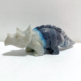 2 Pieces Trolleite Triceratops Three-horned Dinosaur Carving -Wholesale Crystals