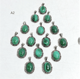 2 Types Beautiful Malachite Pendants Wholesale - Wholesale Crystals