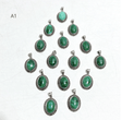 2 Types Beautiful Malachite Pendants Wholesale - Wholesale Crystals