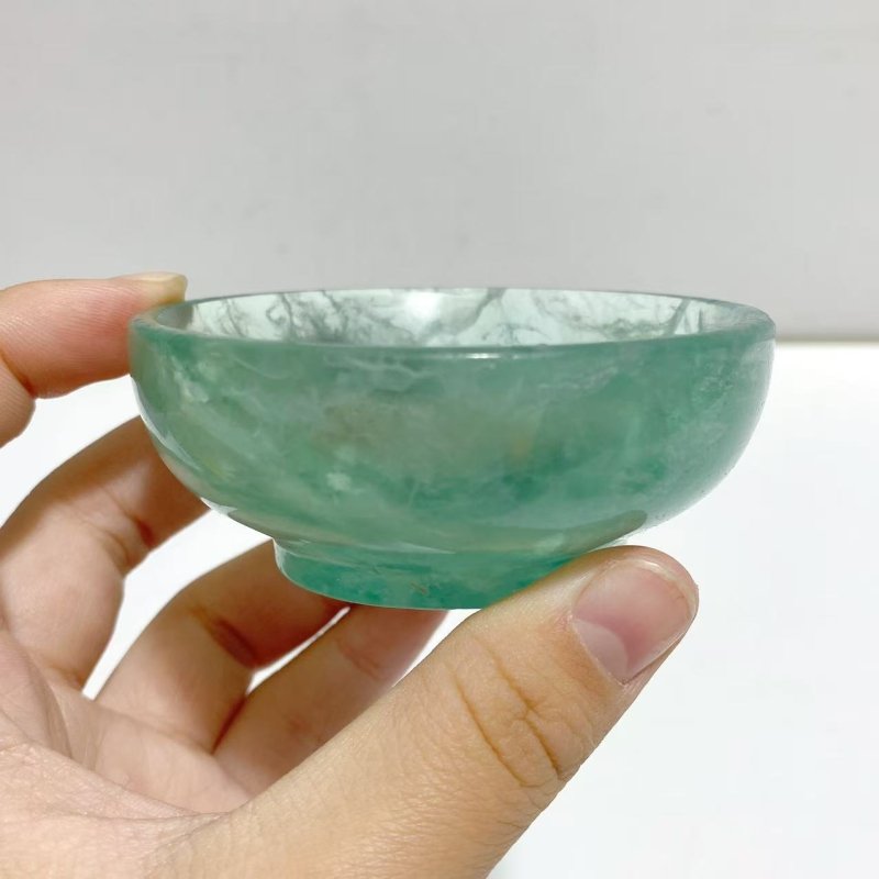 2 Types Bowl Carving Wholesale Fluorite Yooperlite - Wholesale Crystals