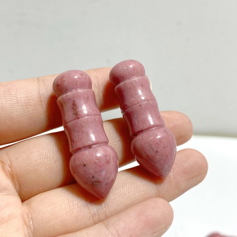 2 Types Penis Carving Wholesale Ocean Jasper Rhodonite -Wholesale Crystals