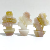 2 Types Potted Plants Carving Wholesale -Wholesale Crystals