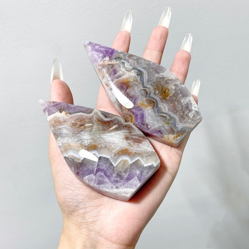 20 Pieces Beautiful Amethyst Mixed Striped Agate Arrow Head - Wholesale Crystals