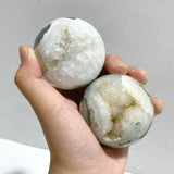 20 Pieces Geode Druzy Moss Agate Spheres -Wholesale Crystals