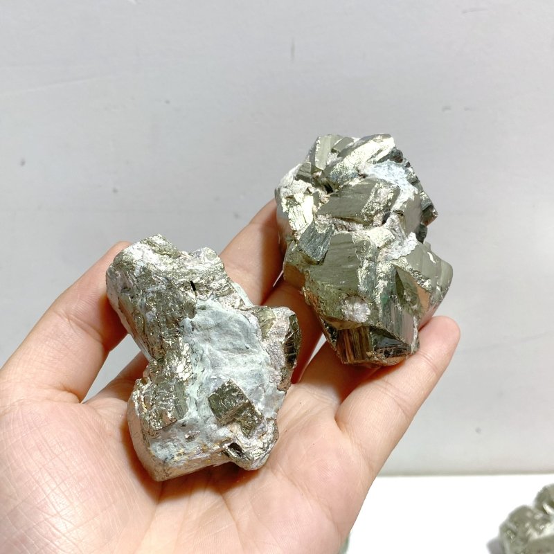 20 Pieces Raw Pyrite Specimen - Wholesale Crystals