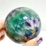 21 Pieces Beautiful Feather Fluorite Sphere - Wholesale Crystals