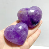 23 Pieces Amethyst Heart Shape - Wholesale Crystals