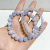 23 Pieces Blue Chalcedony Bracelets -Wholesale Crystals