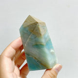 23 Pieces Caribbean Calcite Four-Sided Points -Wholesale Crystals
