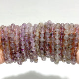 24 Pieces Amethyst Mixed Pyrite Bracelets - Wholesale Crystals
