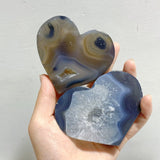24 Pieces Geode Druzy Agate Heart -Wholesale Crystals