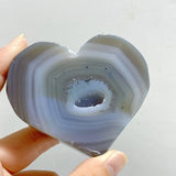 24 Pieces Geode Druzy Agate Heart -Wholesale Crystals