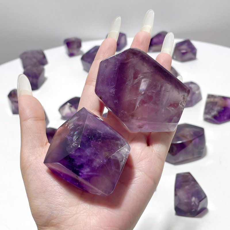 24 Pieces God's Fingerprint Ametrine Free Form - Wholesale Crystals