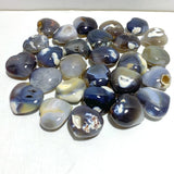 27 Pieces Black Orca Agate Heart 3 - Wholesale Crystals