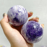 27 Pieces Purple Stripe Jasper Spheres -Wholesale Crystals