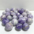 27 Pieces Purple Stripe Jasper Spheres -Wholesale Crystals