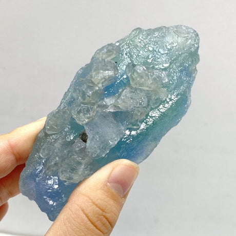 27 Pieces Raw Blue Fluorite Mixed Calcite Specimen For Collection - Wholesale Crystals