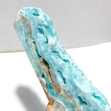 5 Pieces Large Blue Hemimorphite Four-Sided Tower Point Raw Side