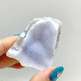 29 Pieces Geode Blue Chalcedony Druzy - Wholesale Crystals