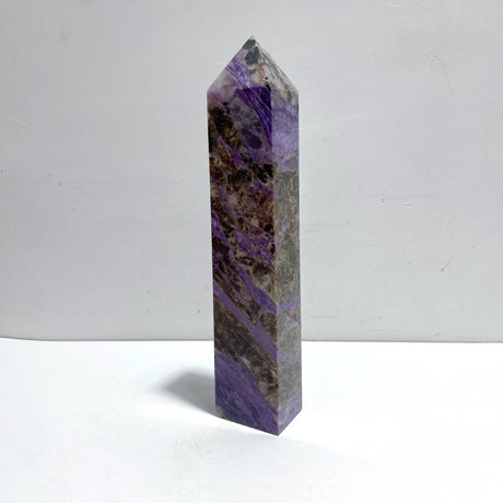 29CM Charoite Tower Point For Collection - Wholesale Crystals