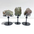 3 Pieces Garden Quartz Free Form With Stand - Wholesale Crystals