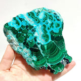 3 Pieces High Quality Beautiful Chrysocolla Mixed Malachite Slab Specimen 2 - Wholesale Crystals