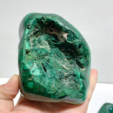 3 Pieces High Quality Polished Malachite Free Form - Wholesale Crystals