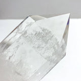 3 Pieces Large Clear Quartz Point Raw Bottom With Stand 2 - Wholesale Crystals