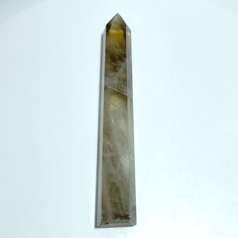 3 Pieces Large Smoky Quartz Tower 13.5 - 14.9in - Wholesale Crystals