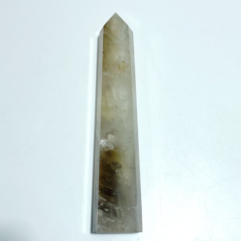 3 Pieces Large Smoky Quartz Tower 13.5 - 14.9in - Wholesale Crystals