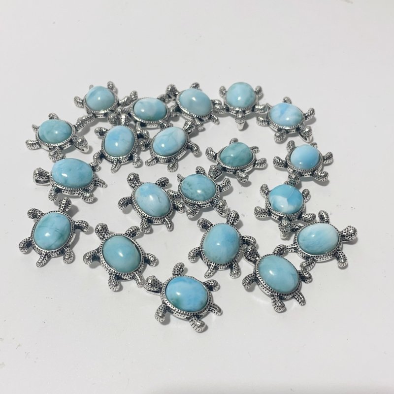 3 Types Cute Turtle Pendant Wholesale Larimar Labradorite - Wholesale Crystals