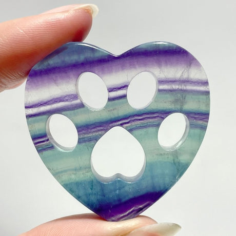3 Types Heart Shaped Cat Paw Wholesale Fluorite Rose Quartz - Wholesale Crystals