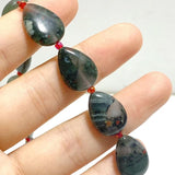 3 Types Mini Drilled Waterdrop Shape DIY Beads Strands Wholesale Dragon Blood Stone Labradorite - Wholesale Crystals