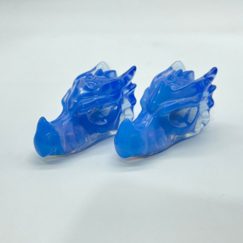 3 Types Opalite Dragon Head Carving Wholesale -Wholesale Crystals