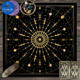 3 Zodiac Starry Sky Tarot Tablecloth - Wholesale Crystals
