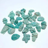30 Pieces Amazonite Sea Animal Carving - Wholesale Crystals