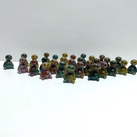 30 Pieces Ocean Jasper Voodoo Doll Carving - Wholesale Crystals
