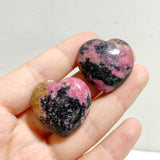 3CM Beautiful Rhodonite Heart Wholesale