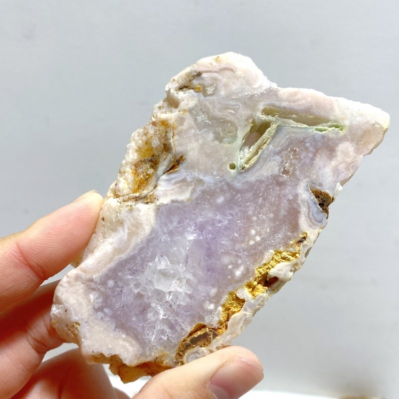 33 Pieces Sakura Flower Agate Slab - Wholesale Crystals