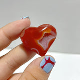 Geode Druzy Carnelian Heart Wholesale