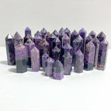 37 Pieces Charoite Tower Points -Wholesale Crystals