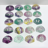 Rainbow Fluorite Shell Wholesale (No.1-20)